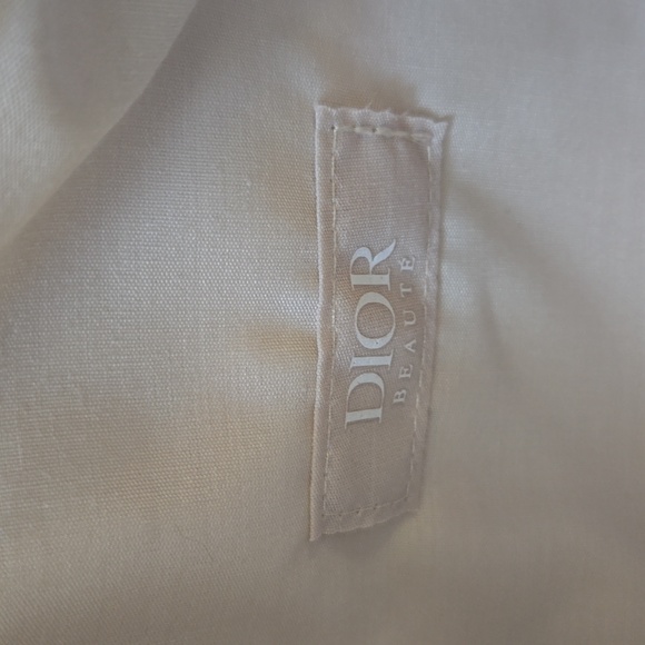 DIOR Linen Cosmetic Bag, NWOT - Picture 4 of 5